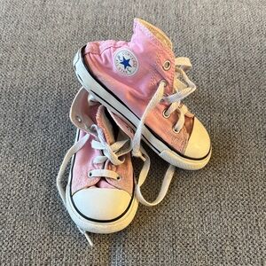 Converse Kids Pink High-Top Chuck Taylor Sneakers